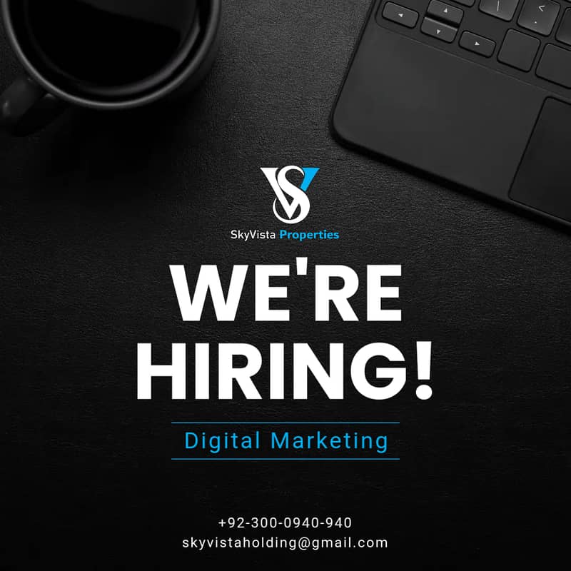 Job Vacancy For Digital Marketing Male or Female 0