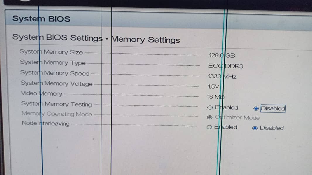 dell poweredge r720 Ram 128 GB 16 GB modules 1