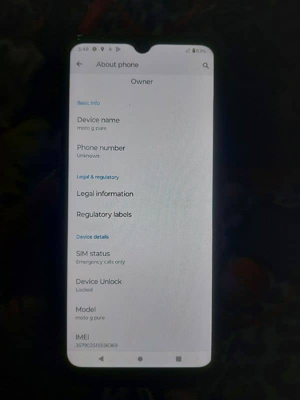moto g pure in good condition 5