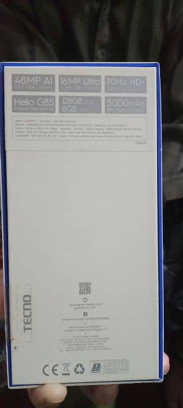 Camon 17 6/128Gb With Box & Accessories 1