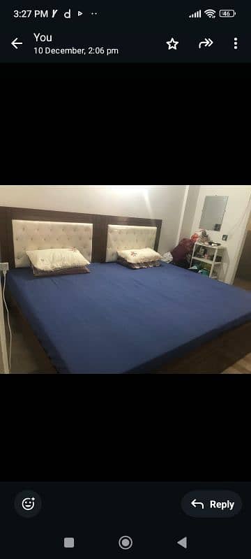 slightly used single Beds for urgent sale with brand new mattresses. . 1