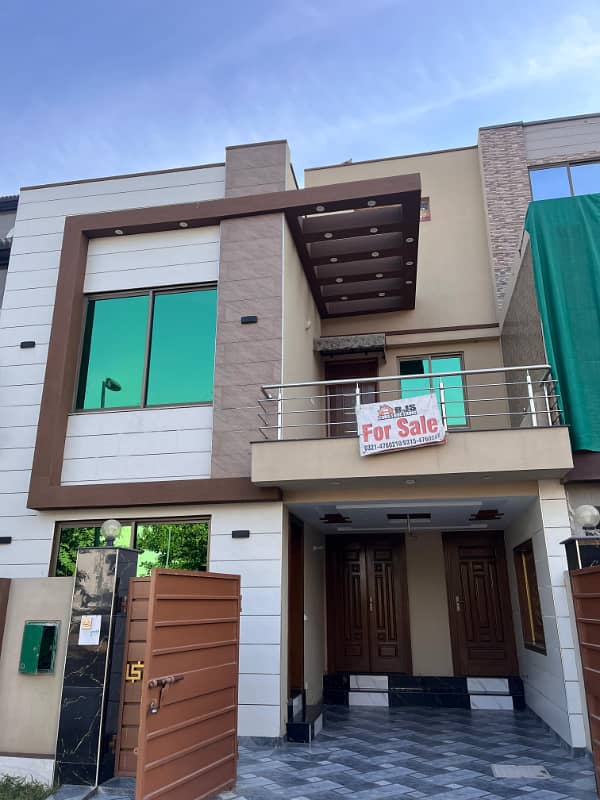 5 Marla Brand New House Modern House Elevation is for Sale in Overseas B Extension 0