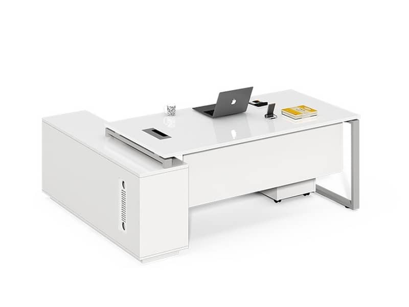 Modern office Table with side draws 0