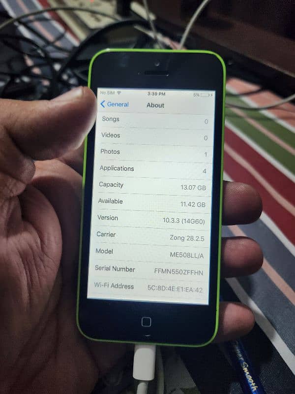 Iphone 5c 16GB 4