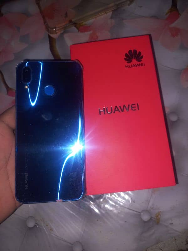 huawei p20 lite 4 128 10 by 10 condition dabba Sath milega. 1