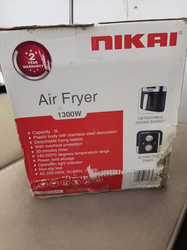 Nikai Air fryer 3 litter 3