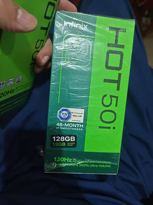 Infinix Hot 50i 6+6/128gb 10/10 condition 2