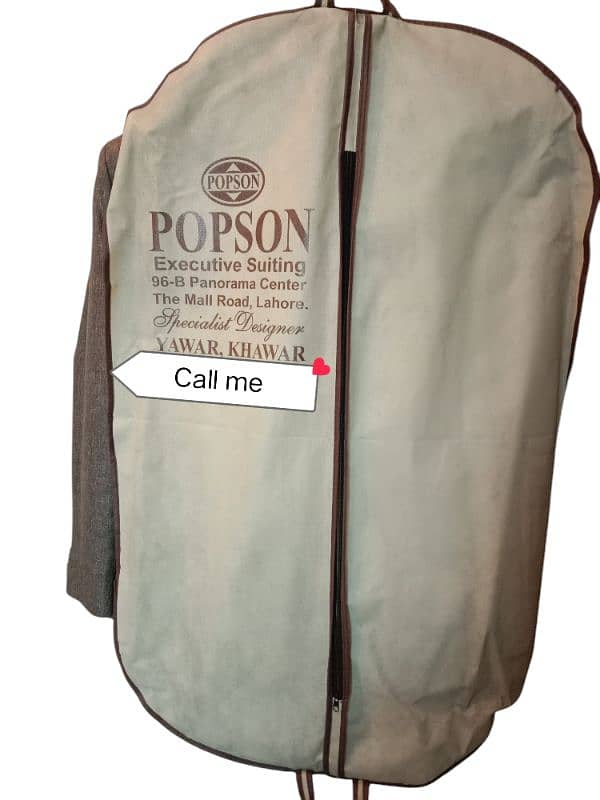 Popson Brand | 3 Piece Pent Coat Specialist Designer Executive Suiting 0