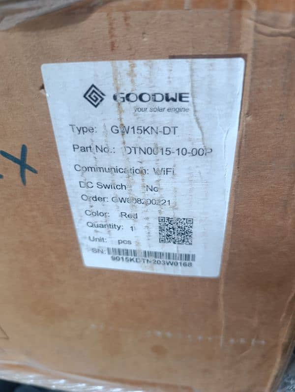 goodwe 15kw inverter box packed gw15kn-dt 1