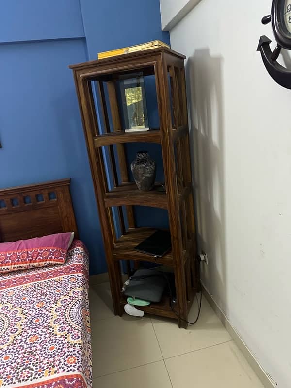 6 feet High Quality Wooden Book Shelf 0