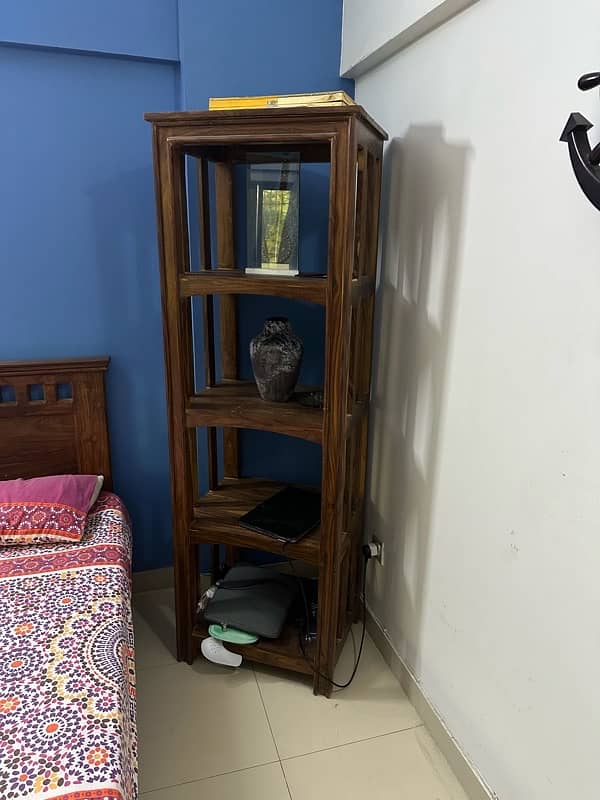 6 feet High Quality Wooden Book Shelf 1