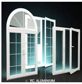 aluminium window/upvc door/glass work/partition/upvc window/cabin 4