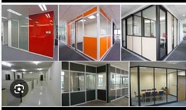 aluminium window/upvc door/glass work/partition/upvc window/cabin 7