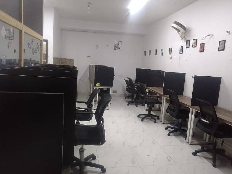 600 SFT Fully Furnished Reasonable Rent Corporate Office Available At Main Boulevard Gulberg 0