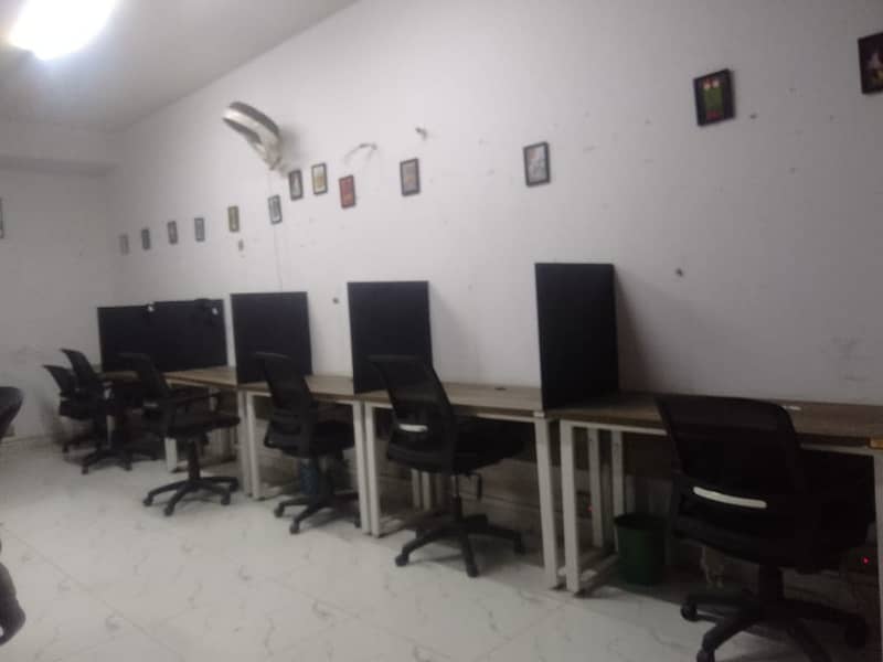 600 SFT Fully Furnished Reasonable Rent Corporate Office Available At Main Boulevard Gulberg 1