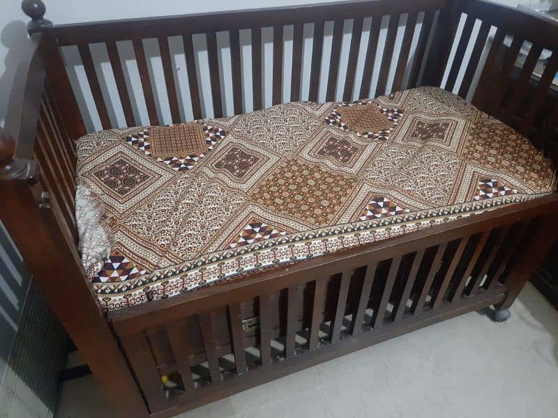 Wooden Baby Cot 2