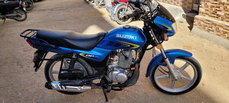 Suzuki 110s Karachi number first owner cplc clear 2