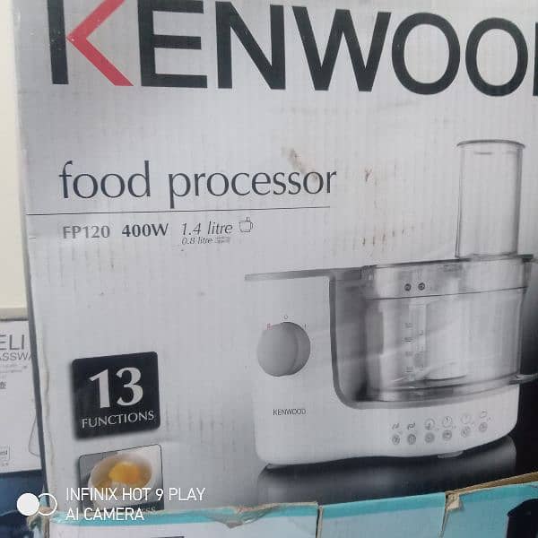 Kenwood original chopper and orange juice and salad cutters 0