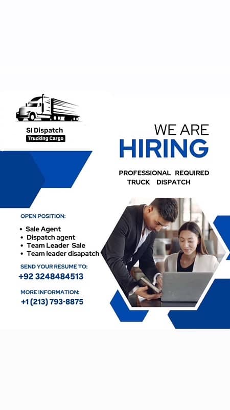 Sales Agent & Truck Dispatcher 0