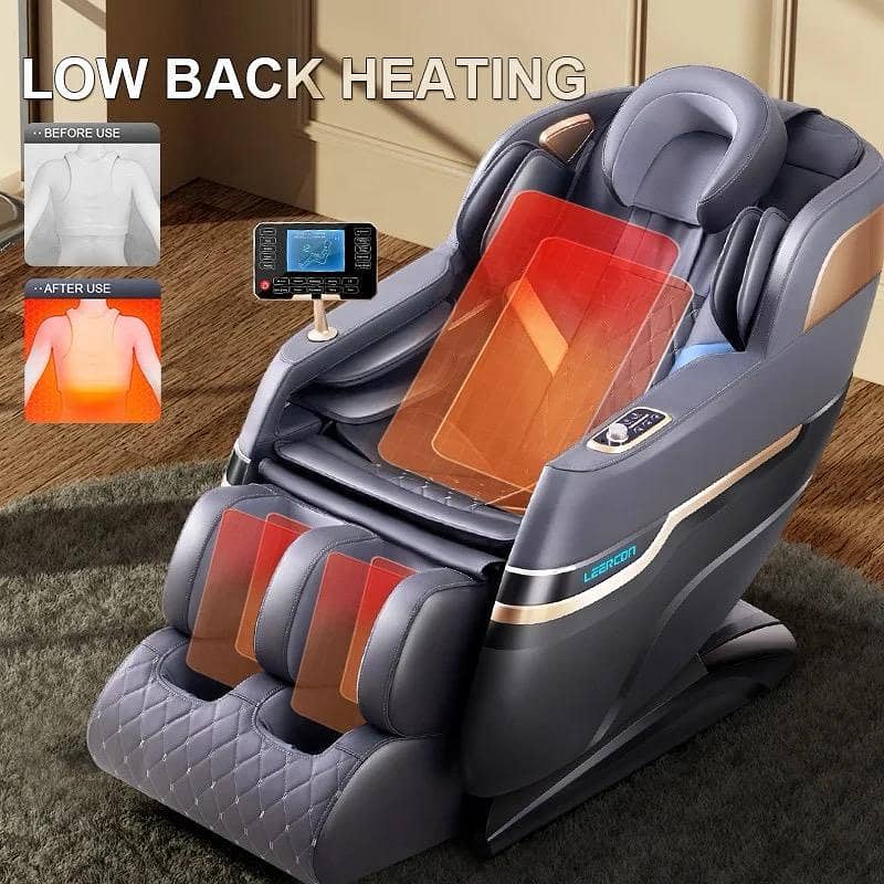 4D Full Body Massage Chair, Electric Airbags, and Extendable Footrest 5