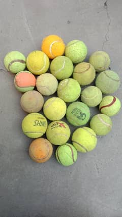 Football and tennis ball