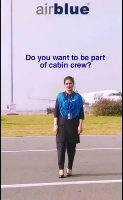 Need Cabin Crew(Air Hostess)Staff 6