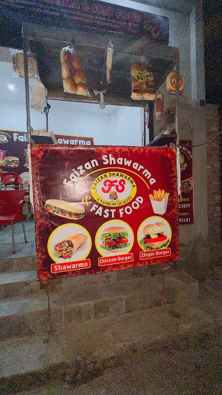 shawrma and burger counter for sale 3