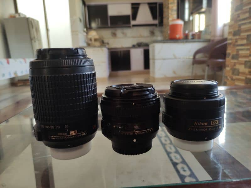 Nikon G mount Lens 50mm 35mm 55-200 Fresh 0