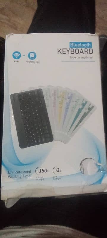 Bluetooth keyboard wifi + rechargeable 0