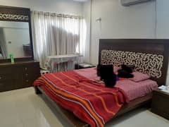 enem bed set with dressing and  side tables