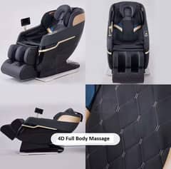 4D Full Body Massage Chair, Electric Airbags, and Extendable Footrest