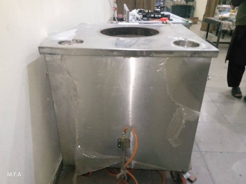 Urgent Sale. 1 Tandoor , 2 Burner Stove, 12 Chairs And 3 Table 1