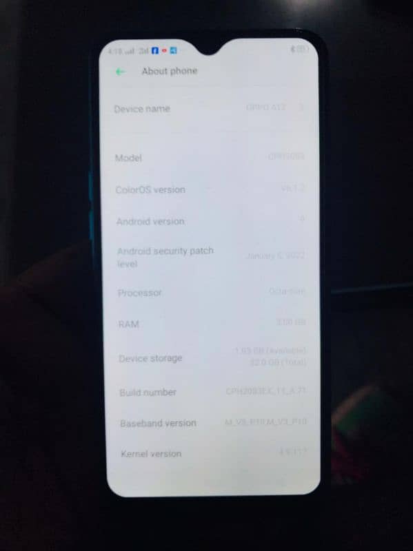 oppo A12 3gb Ram 32gb Rom 0