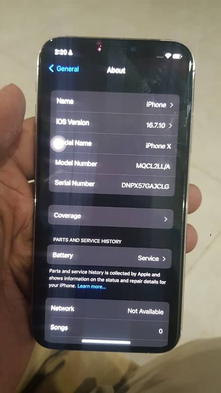 iPhone X 64 gb 10/10 condition 1