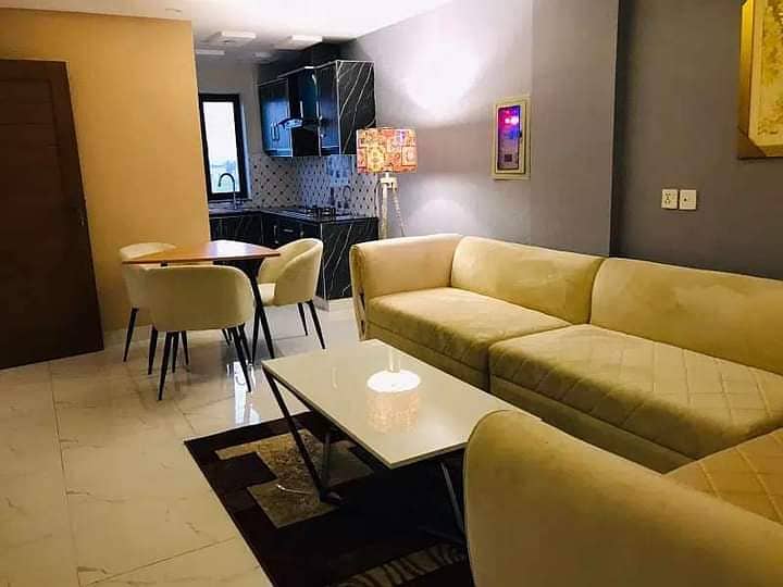 1-Bed Fully Furnished Flat Facing Eifflel For Rent Iqbal Block Sector F Bahria Town Lahore 3