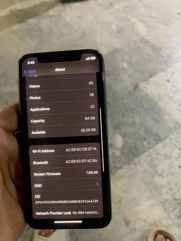 iPhone XS  pta approved 64gb 8