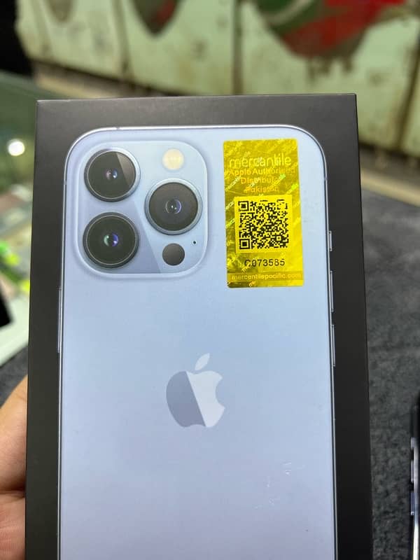 iphone 13 pro 128gb pta approved blue color 7