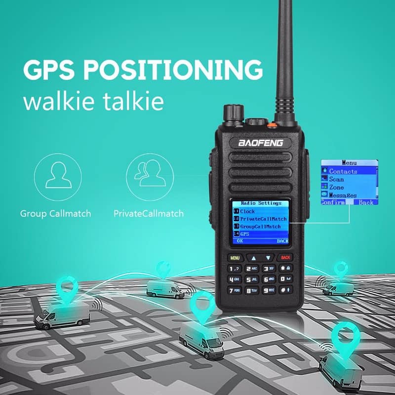 Walkie Talkie | Wireless set Official Baofeng DM-1702 DMR 7