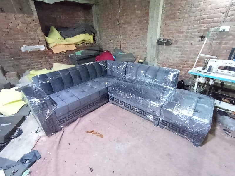 beautiful brand new stylish L shaped sofa set 10