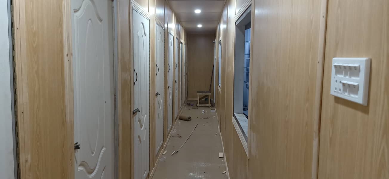 prefab double story building toilet container office container porta 9