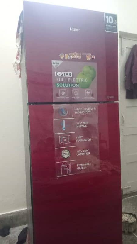 a brand new fridge only 4 months used is for sale 8