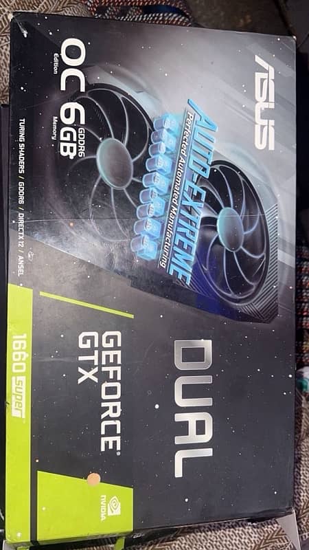 Asus GTX 1660 super 6GB gpu 2