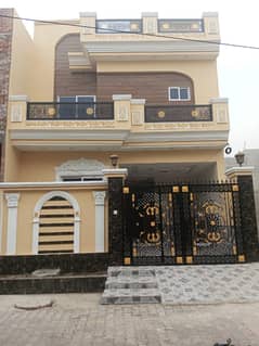 7 Marla Brand New House For Sale Prime Location at Main Canal Road Lahore Rizwan garden housing scheme .