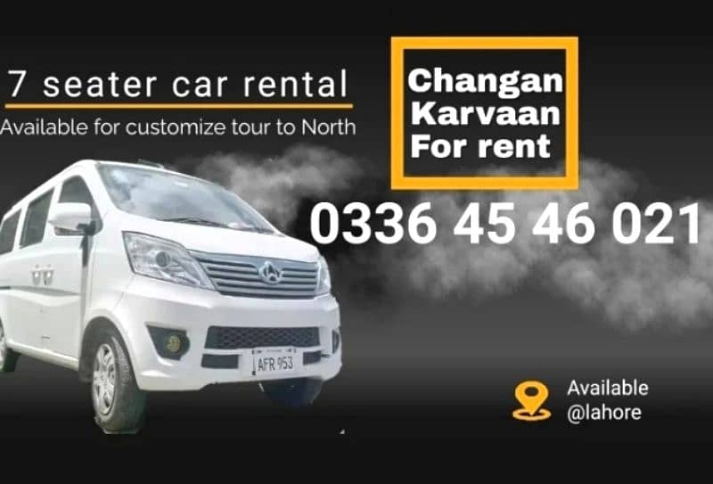 rent a Changan karvaan/karvaan for rent/7seater for rent/car rental 3