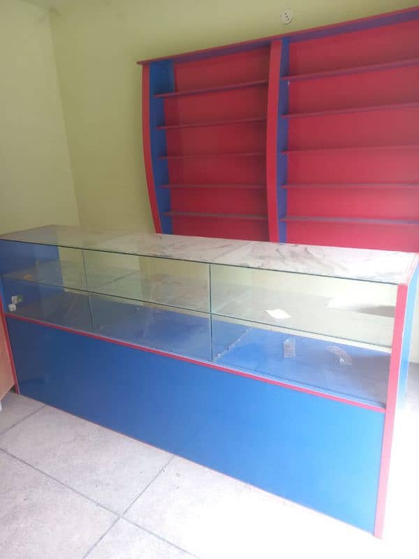 Mobile  counter, wall window and shop mirror door for sale 0