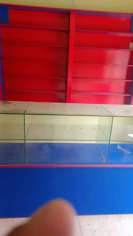 Mobile  counter, wall window and shop mirror door for sale 1