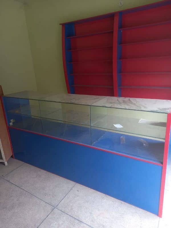 Mobile  counter, wall window and shop mirror door for sale 3