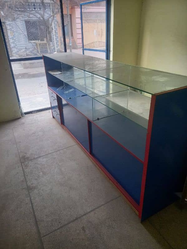 Mobile  counter, wall window and shop mirror door for sale 4