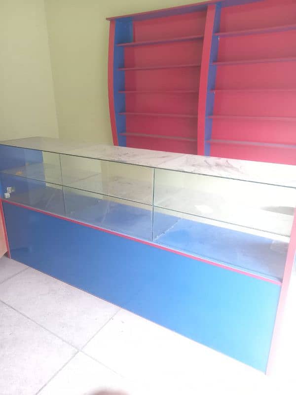 Mobile  counter, wall window and shop mirror door for sale 5