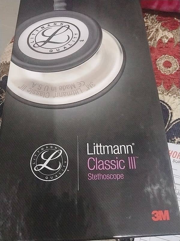 3M Littmann Classic III Monitoring red Stethoscope, 5868, 1